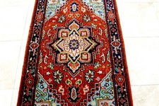 rug knotted hand 3x5 wool for sale  Great Neck