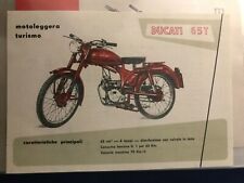 Brochure ducati 65t usato  Catania