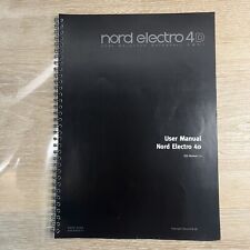Nord OEM Electro 4D Teclado Sintetizador MANUAL DO PROPRIETÁRIO Cópia Original comprar usado  Enviando para Brazil