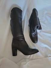 Bottes cuir noir d'occasion  Bastia-