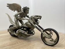 Pewter motorcycle statue for sale  KETTERING