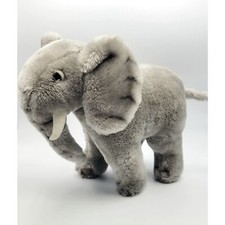 Pelúcia vintage 1979 Dakin cinza natureza bebês mãe elefante bicho de pelúcia 12" comprar usado  Enviando para Brazil