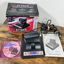 Usado, Vintage Controle de Voo Thrustmaster Ataque Acelerador Jogo Digital Usado comprar usado  Enviando para Brazil