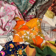 Bundle vintage fabric for sale  WINCHESTER