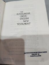 Interlinear greek english for sale  Nesbit