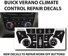  Conjunto de adesivos adesivos 2012-2015 Buick Verano controle climático preto botão reparo comprar usado  Enviando para Brazil