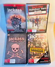 Pacote de DVD Jackass: O Filme, Número Dois Sem Cortes, 2.5 e Fitas Perdidas - Muito Bom comprar usado  Enviando para Brazil