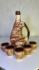 Cocina Antigua Olla de Agua Cerámica Damasco Con 5 Tazas Mango Hecho a Mano segunda mano  Embacar hacia Mexico