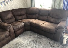 Seater suede corner for sale  CHELMSFORD