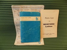 Boxford know lathe for sale  WELLINGBOROUGH