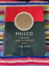 Fonógrafos de rádio Philco Fichário de manuais - Vintage 1950 - TV, usado comprar usado  Enviando para Brazil