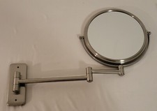 Braço oscilante de níquel suporte de parede banheiro 7" espelho de maquiagem dupla face comprar usado  Enviando para Brazil