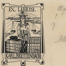 Exlibris zeichnung tinte gebraucht kaufen  Berlin
