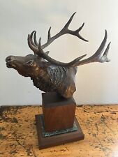 Bronze elk statue for sale  Medford