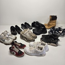 Lote de 11 pares de sapatos por atacado a granel Nike Jordan Timberland revendedor comprar usado  Enviando para Brazil