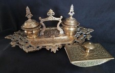 Encrier double bronze d'occasion  Béziers