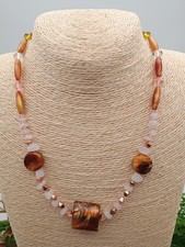 Handcrafted beaded necklace for sale  ATTLEBOROUGH
