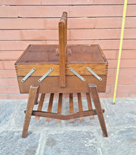 Porta cucito legno usato  Crema
