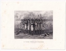 Gravure xixe garde d'occasion  Toulouse-