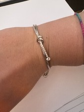 Bracciale rigido swaroski usato  Matera