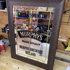 Murphy stout mirror for sale  LEICESTER