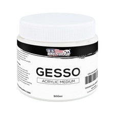 Usado, U.S. Art Supply White Gesso acrílico médio, banheira de 500 ml comprar usado  Enviando para Brazil