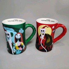 Conjunto de 2 canecas Burton The Nightmare Before Christmas Jack Skellington Sally, usado comprar usado  Enviando para Brazil