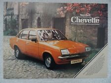 Vauxhall chevette brochure for sale  BOURNEMOUTH