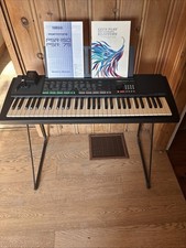 Teclado eletrônico Yamaha PSR-150 AWM estéreo com suporte testado/funciona muito bem    comprar usado Teclado eletrônico Yamaha PSR-150 AWM estéreo com suporte testado/funciona muito bem    comprar usado  Enviando para Brazil