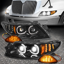 Farol projetor LED DRL para 02-16 International 3200 4200 4300 + marcador lateral comprar usado  Enviando para Brazil