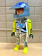 Playmobil personnage motard d'occasion  Saint-Loup-Géanges