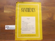 Sonderdruck paix synthèses gebraucht kaufen  Dortmund