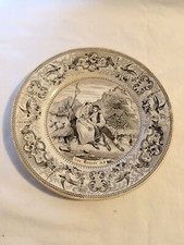 Assiette parlante faïence d'occasion  Auriol