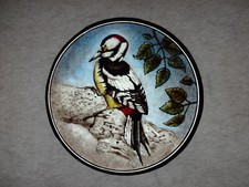 Vitral PÁSSARO PINTADO À MÃO Forno queimado Diâmetro -160mm Estilo antigo comprar usado  Enviando para Brazil