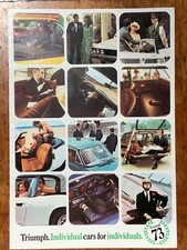 1973 triumph brochure for sale  MALVERN