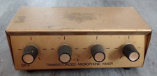 Vintage Vecor 936 4 Canais Microfone Transistorizado Mixer 1/4" Tomadas Japão comprar usado  Enviando para Brazil