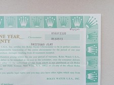 Rolex guarantee warranty usato  Corropoli