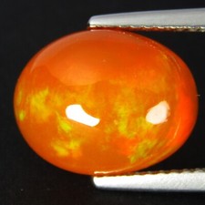 10,05Cts Naturalny niesamowity pomarańczowy kolor etiopski opal owalny kaboszon luźny klejnot na sprzedaż  Wysyłka do Poland