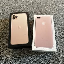 Usado, Caixa somente iPhone 7 Plus ouro rosa 128gb e iPhone 11 Pro Max dourado 256gb CAIXA VAZIA comprar usado  Enviando para Brazil
