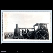 Foto antiga vintage MAN FARMER ANTIQUE AVERY 15-25 TRATOR A VAPOR 1924 TRACK RUNNER comprar usado  Enviando para Brazil