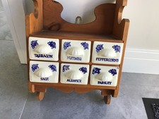 Wooden spice drawers for sale  LIFTON