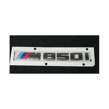 Emblema de porta-malas cinza cério genuíno série 8 M850i com letras 51148079112 NOVO comprar usado  Enviando para Brazil