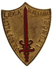 Distintivo lega italiana usato  Sarzana
