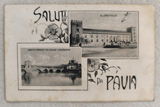 Cartolina pavia saluti usato  Morra de Sanctis