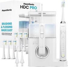 Aquasonic HDCPRO Home Dental Center PRO - Cepillo de dientes eléctrico para cepillar y usar hilo dental segunda mano  Embacar hacia Mexico
