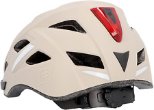 Fischer Fahrradhelm Urban Plus Dallas L/XL beige 58-61cm integriertes Rücklicht comprar usado  Enviando para Brazil