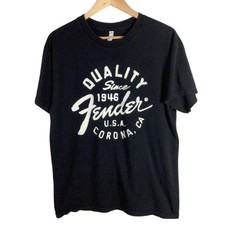 Camisa de guitarra vintage FENDER Corona California preta grande comprar usado  Enviando para Brazil