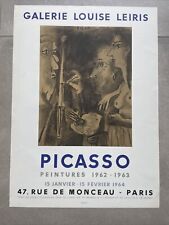 Picasso affiche originale d'occasion  Moutiers-les-Mauxfaits