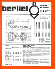 Berliet gak camion d'occasion  Les Bordes