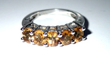 Citrin ring silber gebraucht kaufen  Deutschland